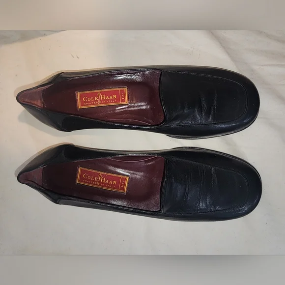 Cole Haan Black Leather Loafers - Picture 11 of 13